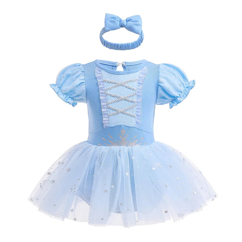 Baby Disney Mermaid Snow White Elsa Cinderella Costume