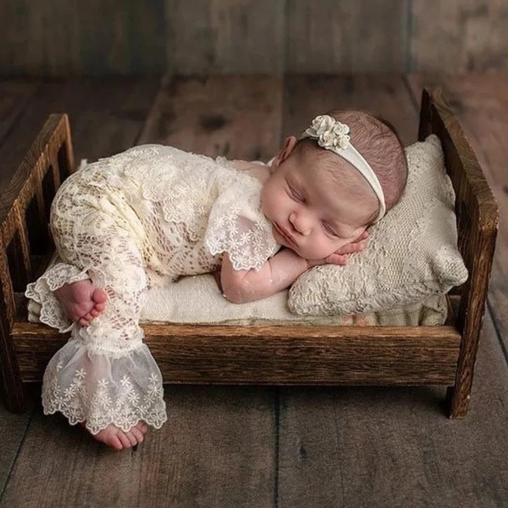Baby Girl Dress Newborn Photography Props Lace Outfit   Romper Baby Fotografia Accessories