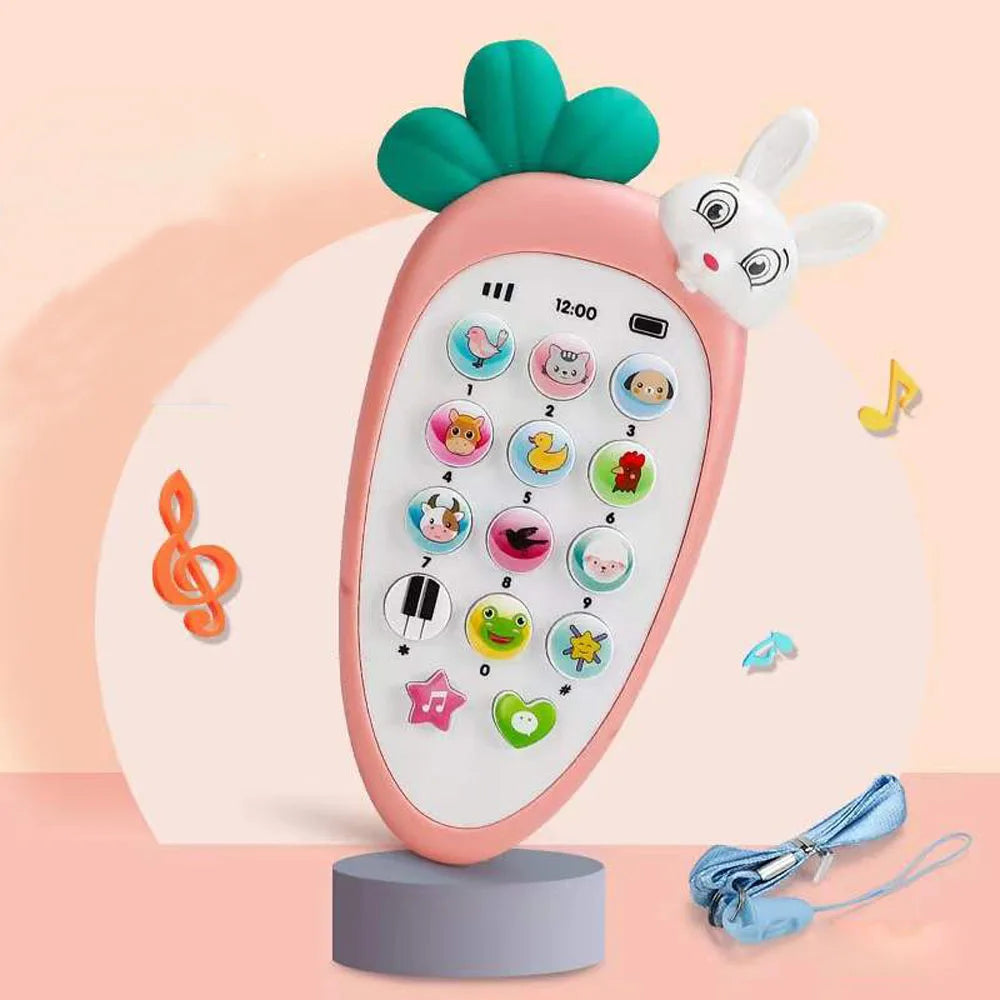 Baby Phone Toys Bilingual Music Telephone Sleeping Artifact Simulation Phone for Kids Infant Early Educational Toy Kids Gifts