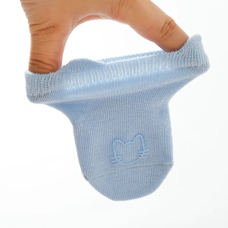 Baby Socks Cartoon Baby Anti-slip Socks Cute Cat Toddler Girl Socks Spring Autumn Boy Kids Socks Baby Accessories