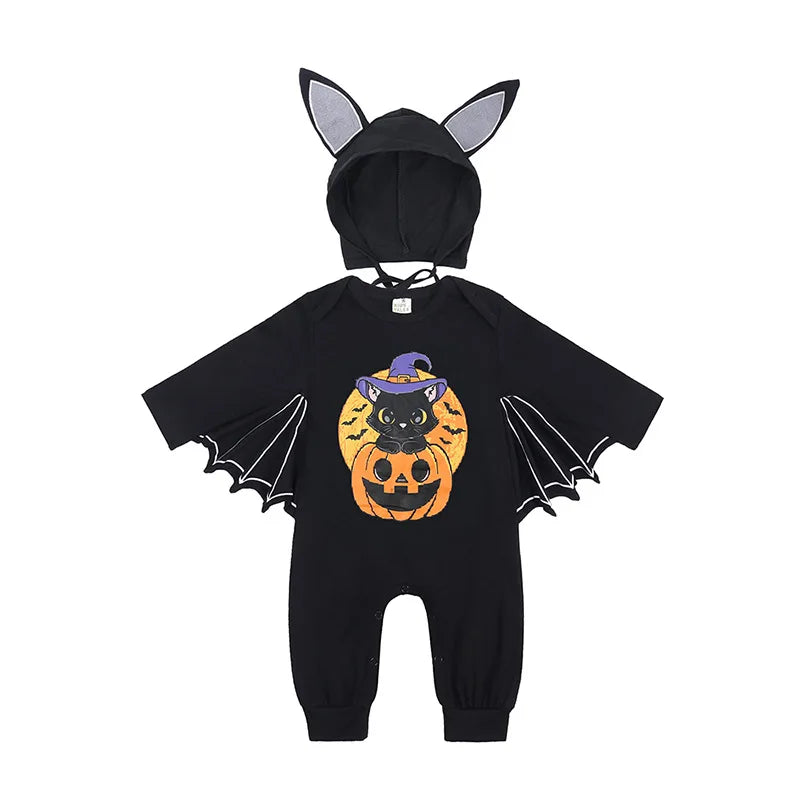 Halloween Costumes Baby Pumpkin Jumpsuit 0-3T