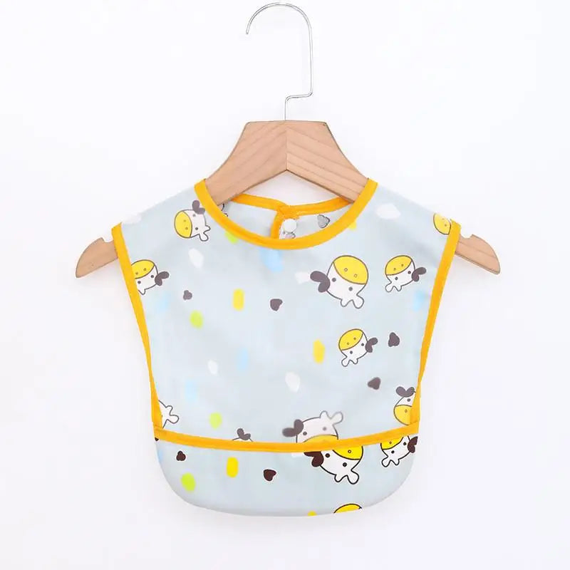 Baby Feeding Bib Apron Pocket Infant
