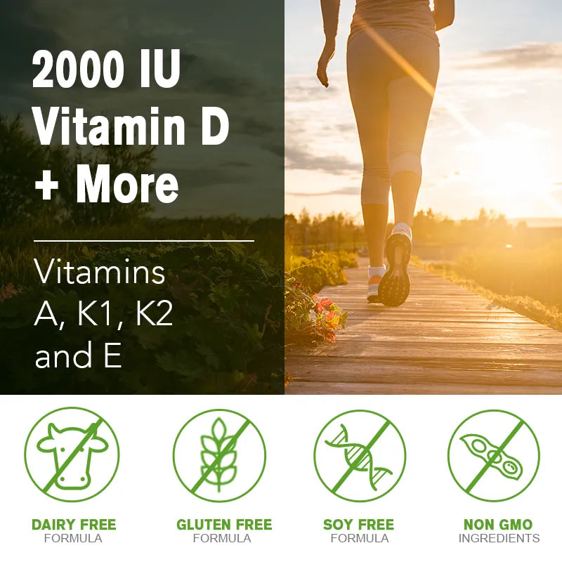 Vitamin D3 2000 Repair Flexibility and Mobility Functions
