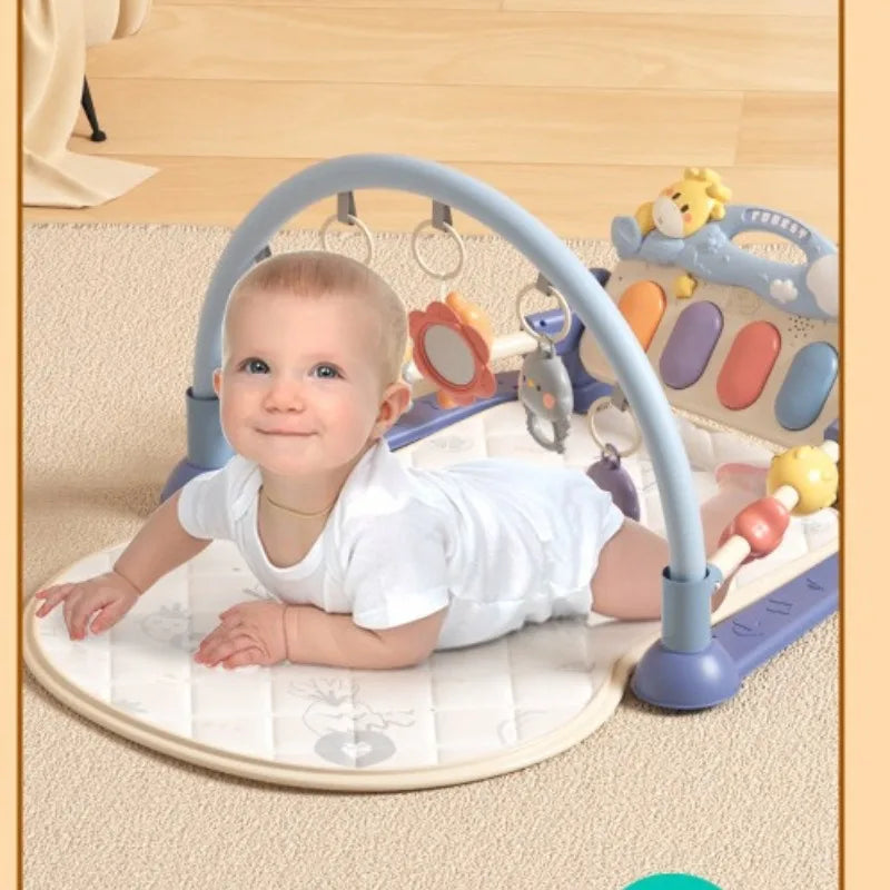 Baby Music Rack Play Mat Puzzle Carpet With Piano Keyboard Kids Infant Playmat Gym Crawling Activity Rug Toys Crawling Game Pad