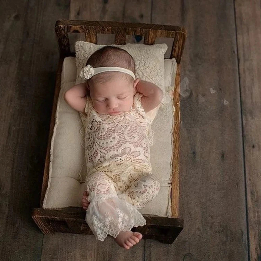 Baby Girl Dress Newborn Photography Props Lace Outfit   Romper Baby Fotografia Accessories