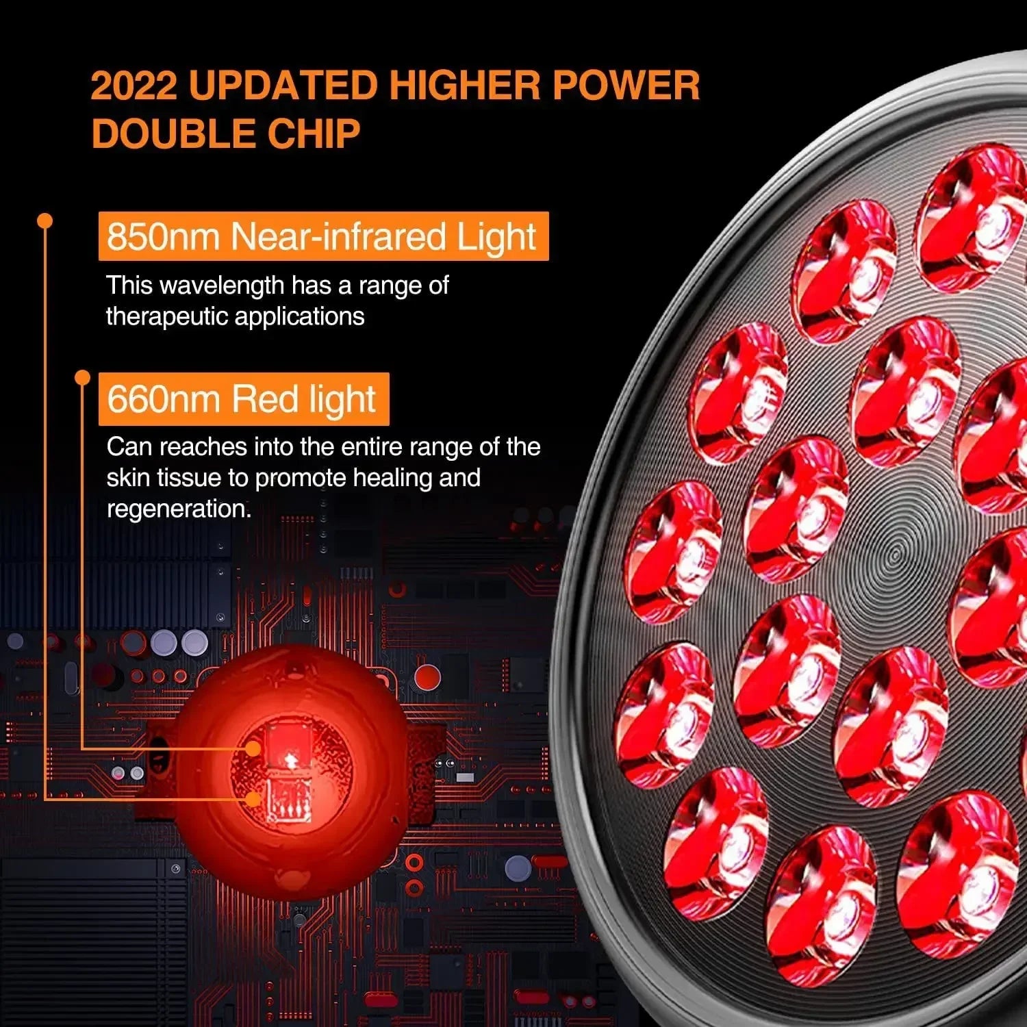 Red Light Therapy Lamp Physiotherapy for Skin Care Pain Relief