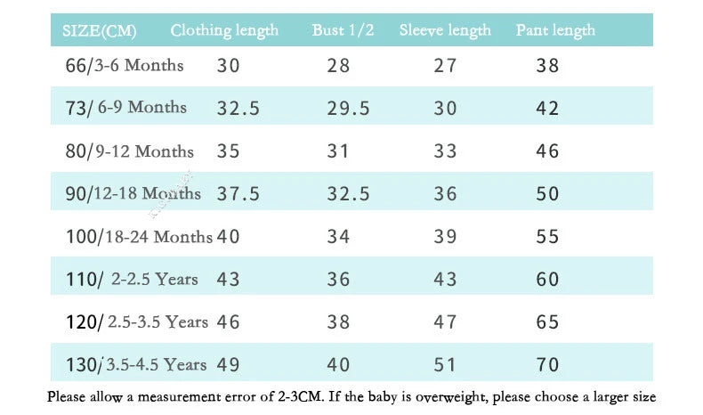 Lovely Giraffe Tops+Pants Two piece set Cotton Baby Custome