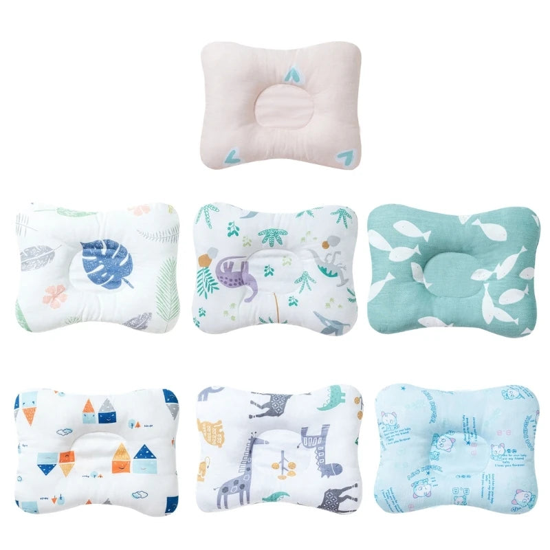 Newborn Baby Pillow Soft Breathable Cotton Pillow