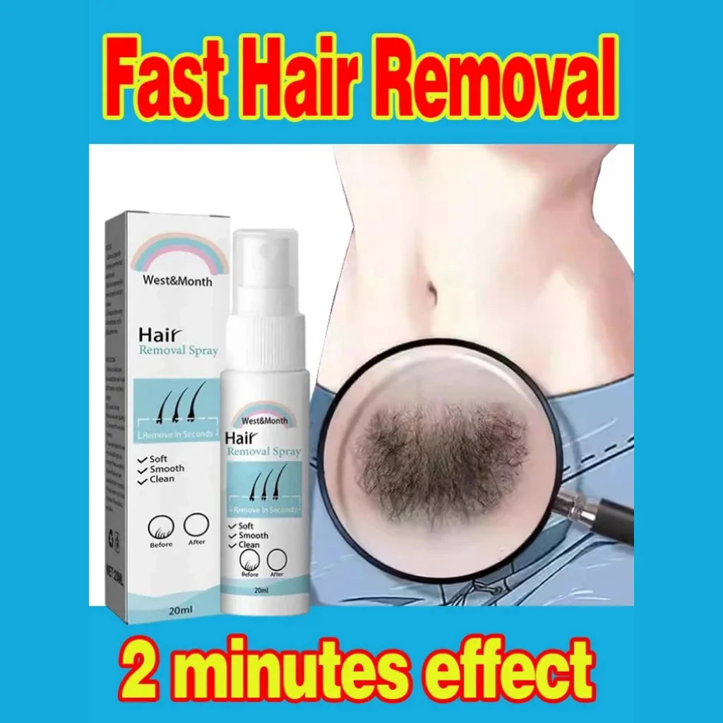 Quick Hair Removal Spray Armpit Permanent for Women Gentle Body Legs Arm Hair Growth Inhibitors Healthy Painless Care Products