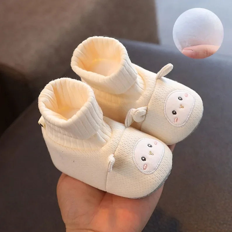 Baby Shoes Spring Autumn Male Female Babies Keep Their Shoes on 6-12 Months Old 0-1 Years Old Cotton Shoe Soft