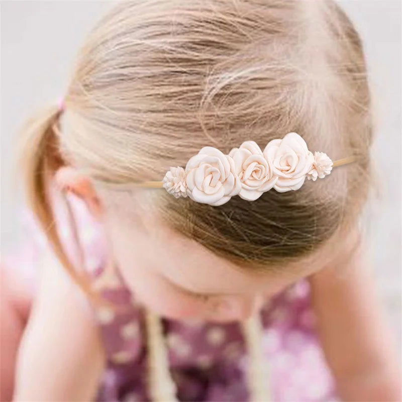 Baby Flower Headwear Soft Elastic