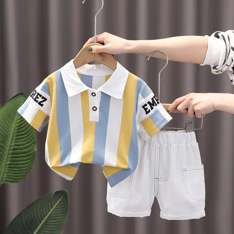 Summer Fashion Baby Boy Clothes Sets