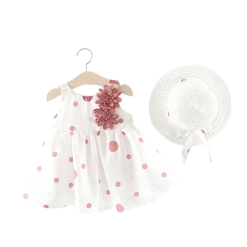 Big Bow Baby Girl Lovely Summer Dress