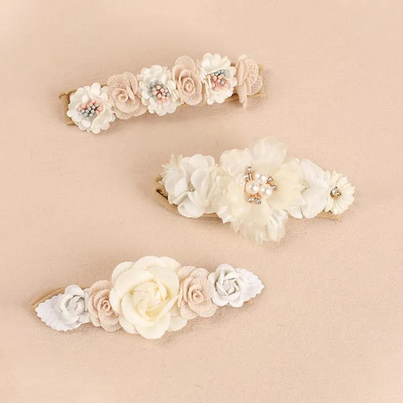 Baby Girl Newborn Elastic Flower Toddler Hair Band