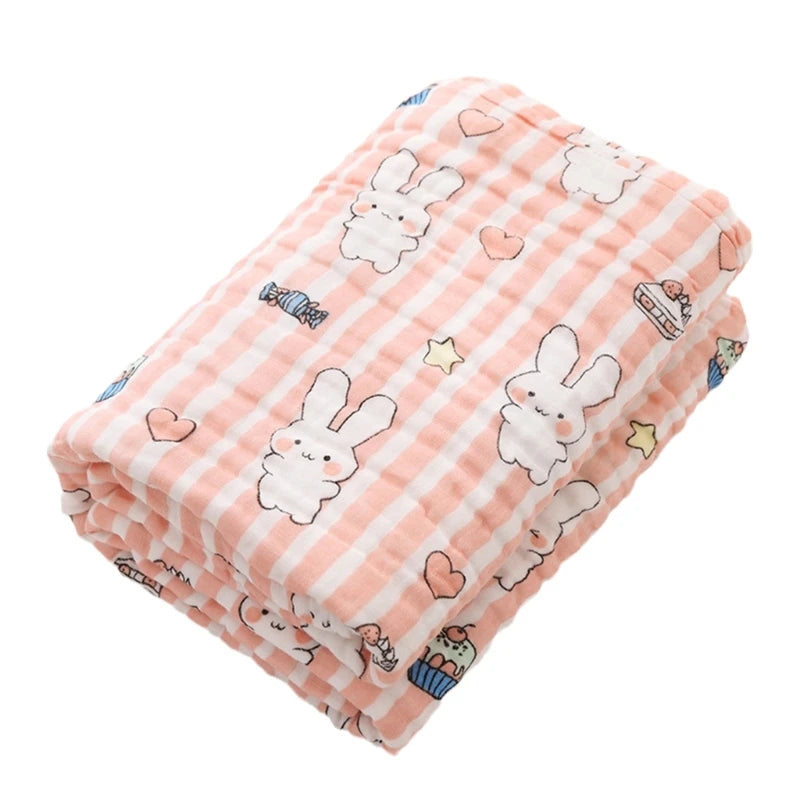 Baby Towel Gauze-Cotton Wrapping Blanket Breathable