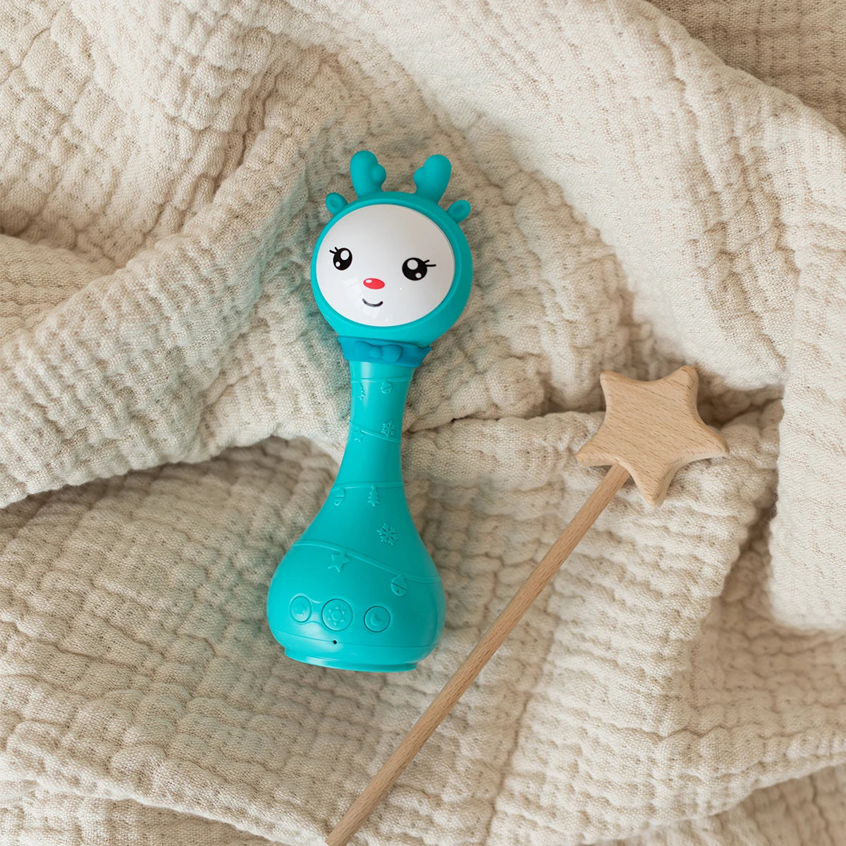 Baby Music teether rattle toy for child 0-24 education Mobile kids bed Bell newborn stroller crib infant pacifier tear