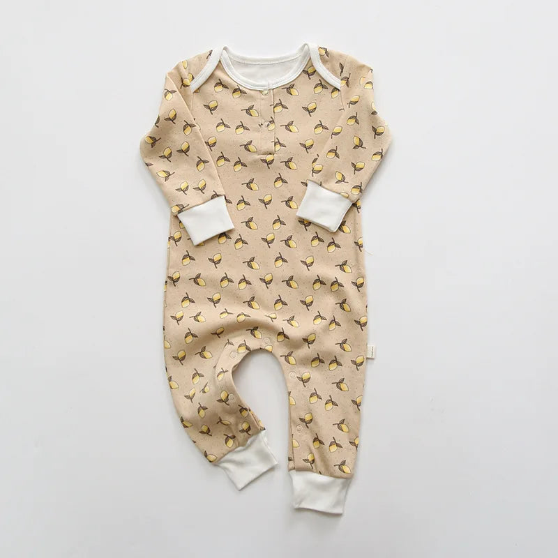 Nordic Style Cotton Comfortable Baby Autumn Bodysuit