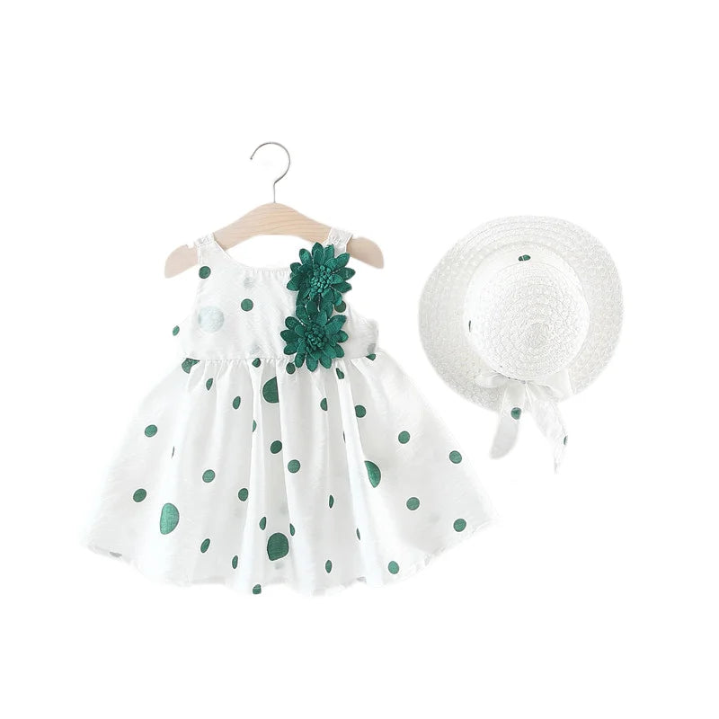 Big Bow Baby Girl Lovely Summer Dress