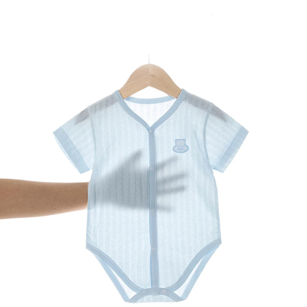 Newborn Baby Bodysuits for Summer Thin Outwear Clothes