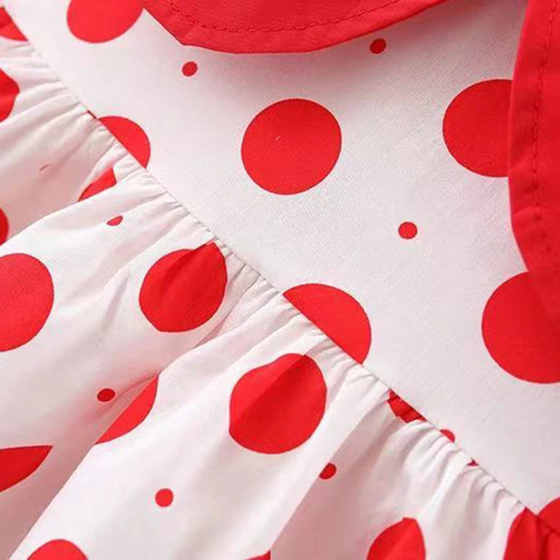 Baby Girls Dresses Summer Dress Newborn Toddler Children Clothes Kids Princess Party Fashion Outfit 1 2 3 Year Dresses Bow Dot