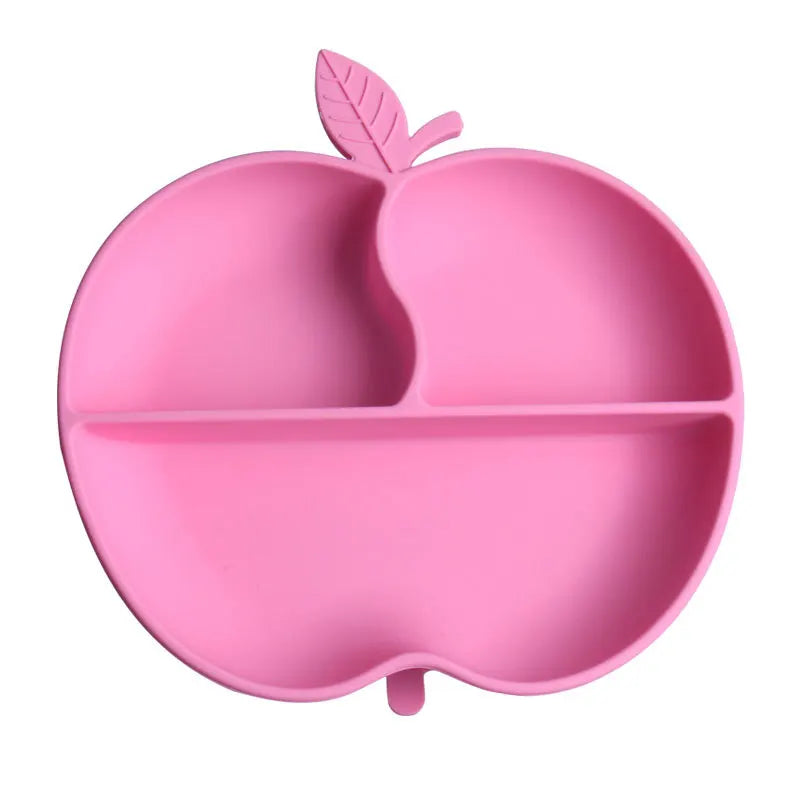 Baby Dinosaur Silicone Tableware Learning Spoon Fork Set Kids Anti-slip Feeding Training Utensils  Food Grade Silicone Dishes