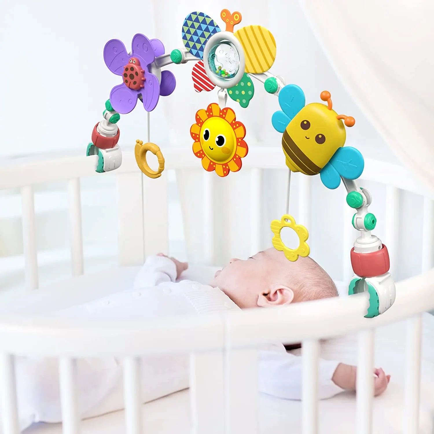 Crib Hanging Toys for Baby Toys 0-12 Months Cloth Rattles Cartoon Doll Mobiles Newborn Gift Baby Educational Accessories Stuff