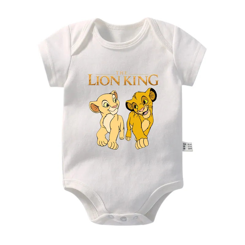 The Lion King Simba Print Infant Bodysuit Cotton