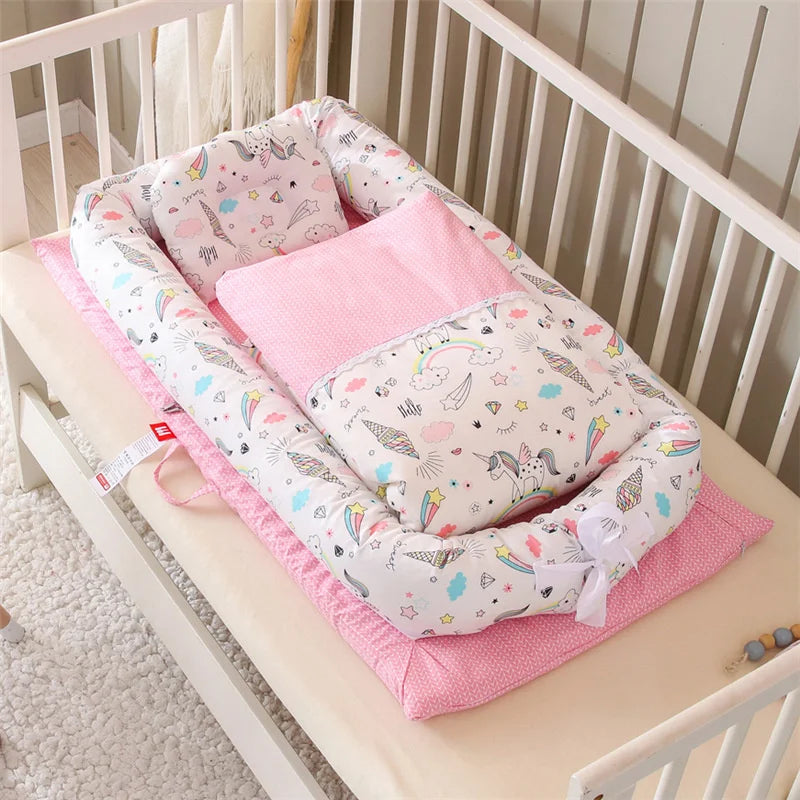Infant Baby Nest Travel Bed Foldable Washable Newborn Mattress