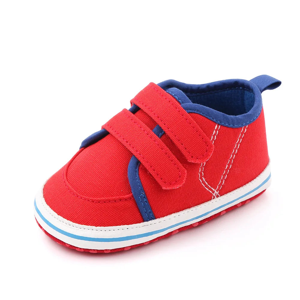 Brand Infant Baby Boys Shoes Cotton Anti-slip Sole Soft Newborn Toddler Crib Shoes Sneaker First Walkers Shoe for 1 Year Old Boy