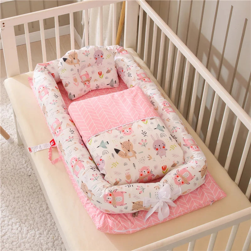 Infant Baby Nest Travel Bed Foldable Washable Newborn Mattress