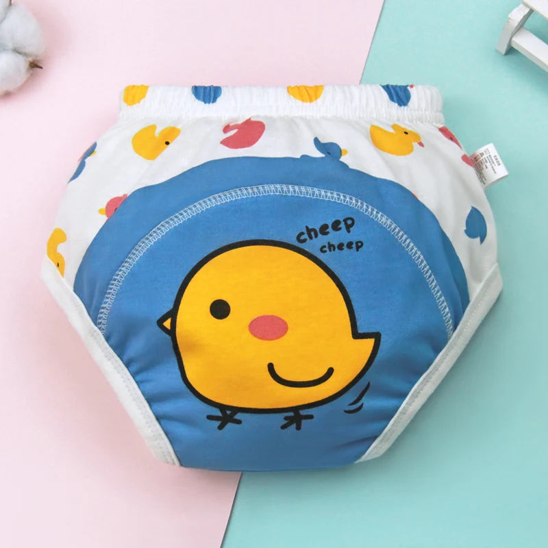 Children's training pants cartoon baby thin cotton cute cartoon clothing learning pants nappy training pants baby underwear