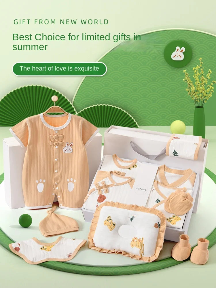 Newborn Gift Box Clothes for Baby's Full Moon