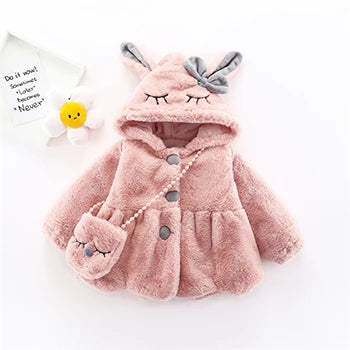 Baby Plush Jacket Cute Rabbit Ears