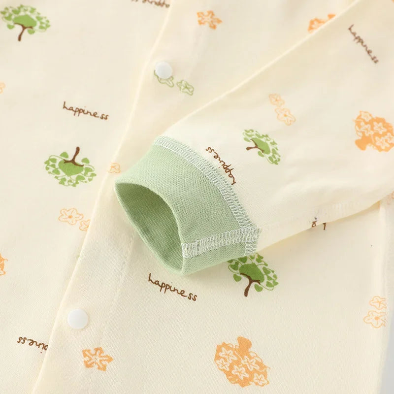 Baby Cotton Print Infant Comfort One Piece Jumpsuit