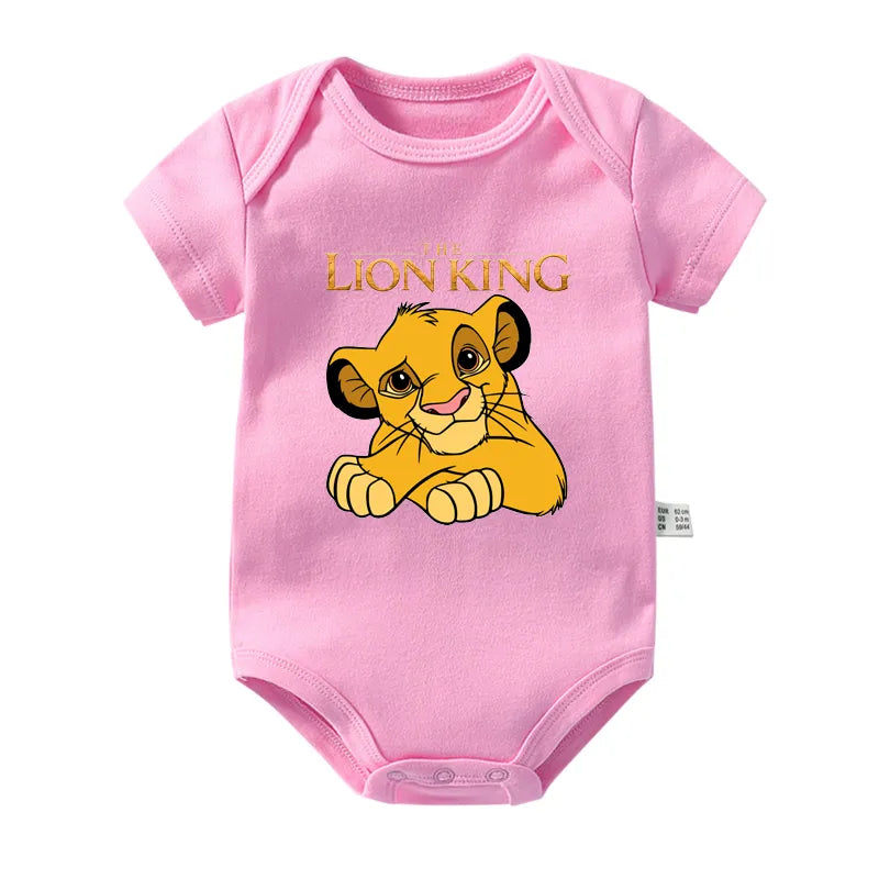 The Lion King Simba Print Infant Bodysuit Cotton