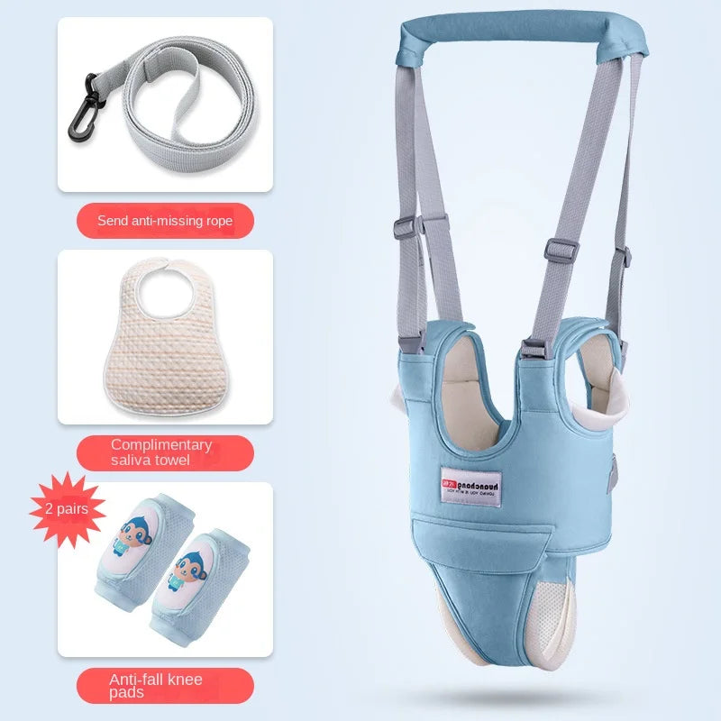 Baby Learning Walking Belt Baby Walker Toddler Rope Boy Girl Seat Walk Anti-fall Belt Baby Dual-use Child Traction Rope Artifact
