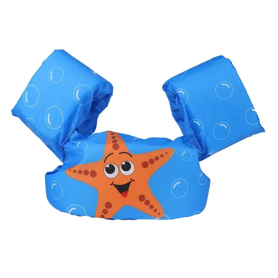 Cartoon Baby Float Arm Sleeve Life Jacket Swimsuit