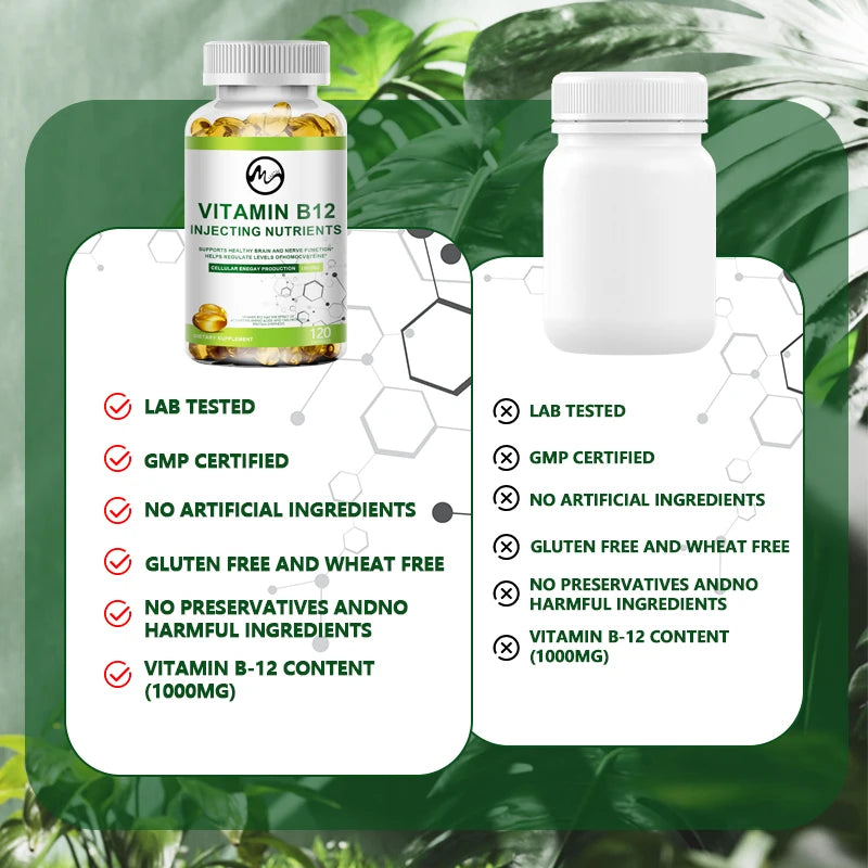 High Potency Vitamin B12 Methylcobalamin 1000mcg
