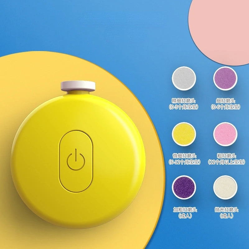 Baby Electric Nail Trimmer Kid Nail Polisher Tool Baby Care Kit Manicure Set Easy To Trim Nail Filer Clippers Cutter For Newborn