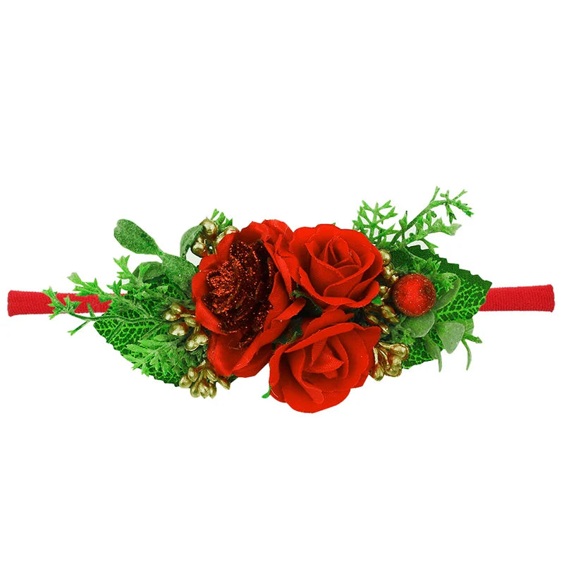 Baby Girl Newborn Elastic Flower Toddler Hair Band