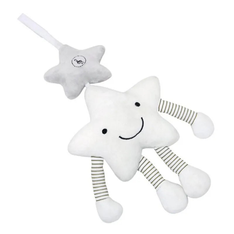 Musical Mobile Baby Toys Baby Rattle Stroller Toys Cute Learning Education Cartoon Star For Infant Strollers Crib Hanging 2023