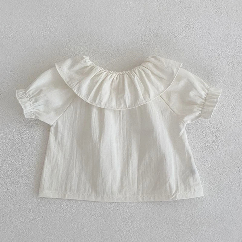 Toddler Baby Floral Suit Infant Short Sleeves Top+Bread Shorts 2pcs