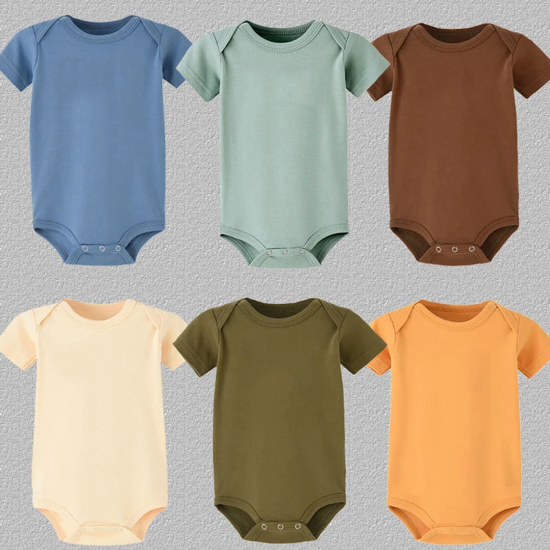 Personalized Name Baby Cotton Bodysuits