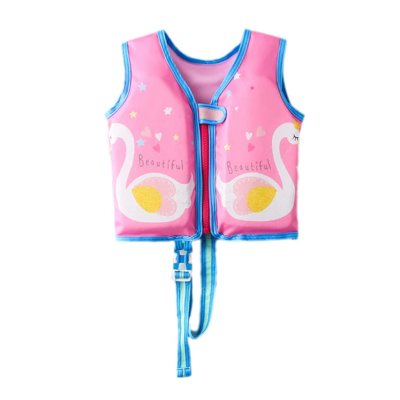Baby Swim Buoyant Vest Kids Learn Swimming Aids Swim Trainer Child Life Jacket Boy Girl Cute Swimsuit Swimming Pool Accessories