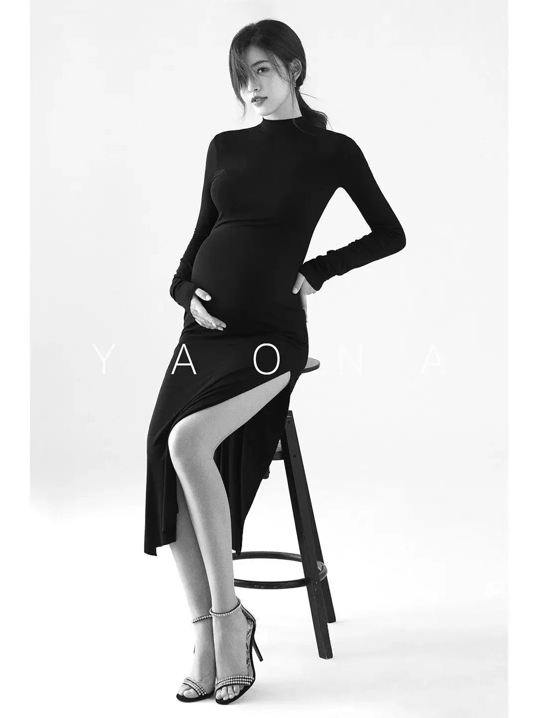 New Black Sexy Maternity Dresses