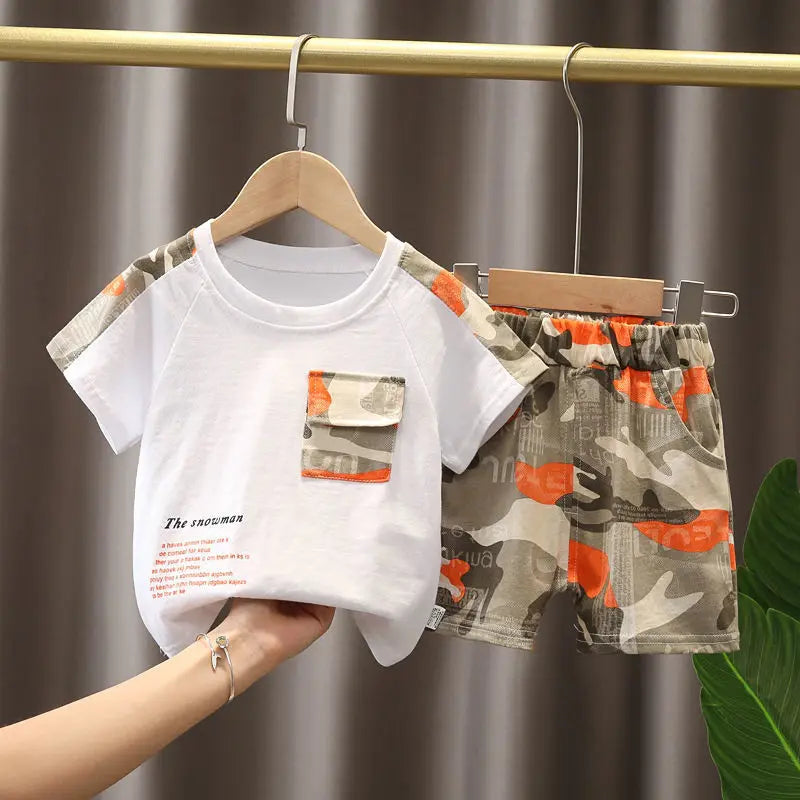 Summer Fashion Baby Boy Clothes Sets