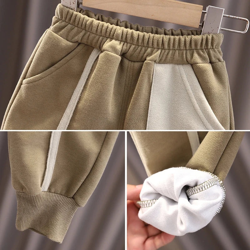 Baby Boys Cotton Patchwork Tops Pants 2Pcs Outfits Sportswear