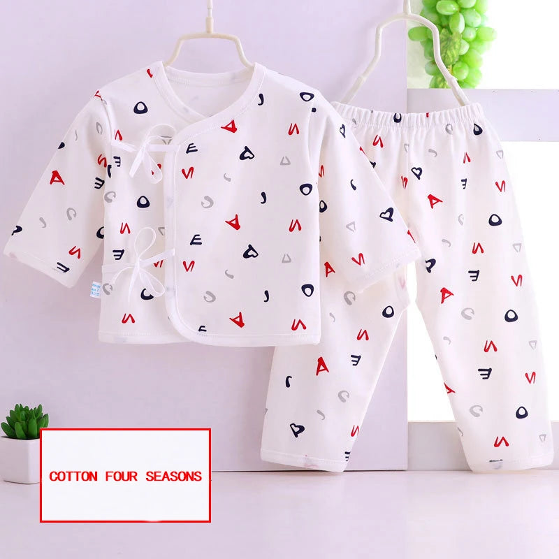 Cotton Tops+Pant 2Pcs Set Soft Underwear