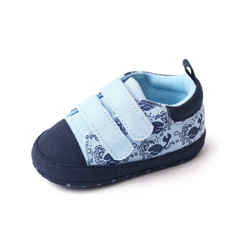 Brand Infant Baby Boys Shoes Cotton Anti-slip Sole Soft Newborn Toddler Crib Shoes Sneaker First Walkers Shoe for 1 Year Old Boy