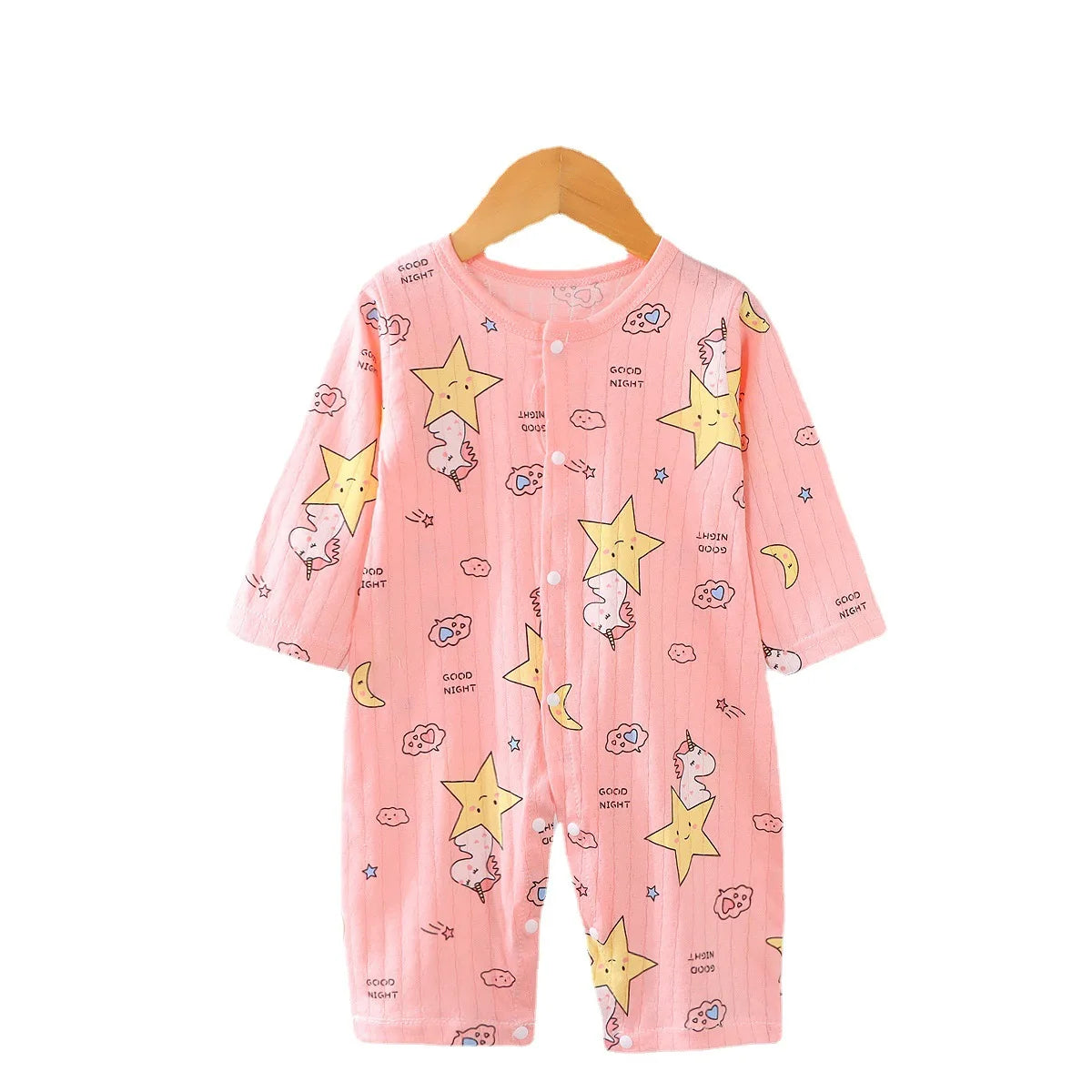 Baby Cotton Long-sleeved Sleepwear Clothing